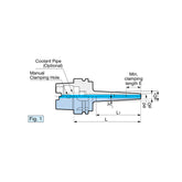Slim Type Shrink Chuck SRC type HSK-A63 - Big-tools Industrial Supply Tools for Metal Cutting